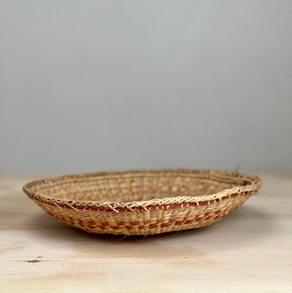 Xotehe Basket with Urucum Stripes